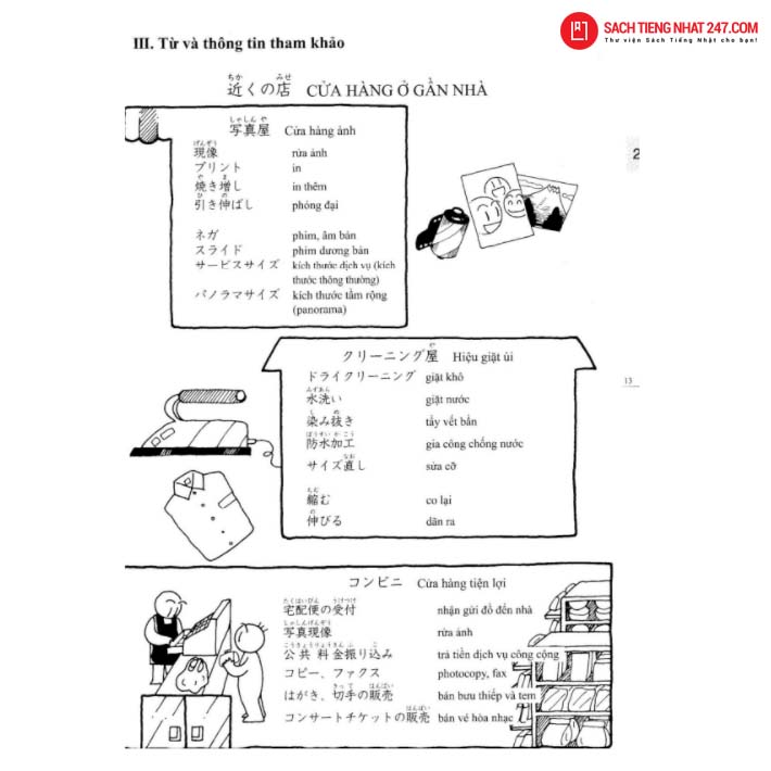 Hệ thống từ và nội dung liên quan đến văn hóa Nhật Bản